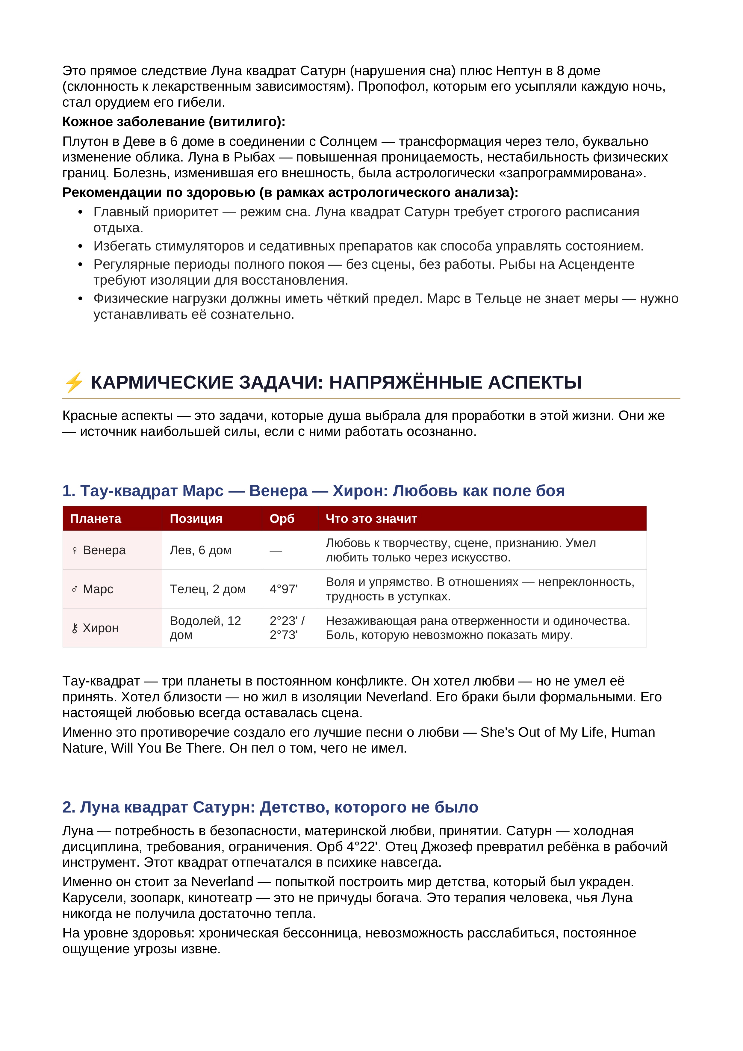 Пример солярного гороскопа 17